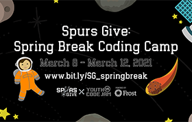 Spurs Give: Spring Break Coding Camp