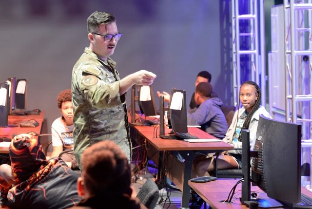 16th AF Cyber Warriors Teach Cybersecurity Awareness