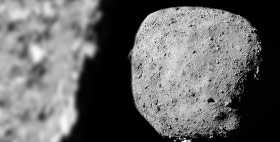 SwRI-led study indicates sand-sized meteoroids are peppering asteroid Bennu